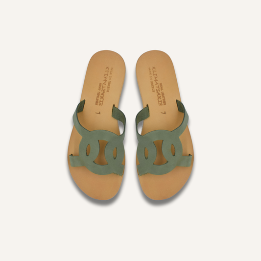 SELINI GREEN NUBUCK
